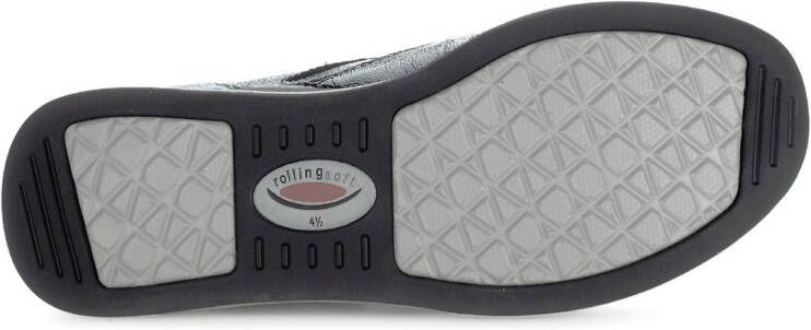 Gabor Rollingsoft Sneakers met sleehak veterschoenen lage schoen vrijetijdsschoen met zijrits