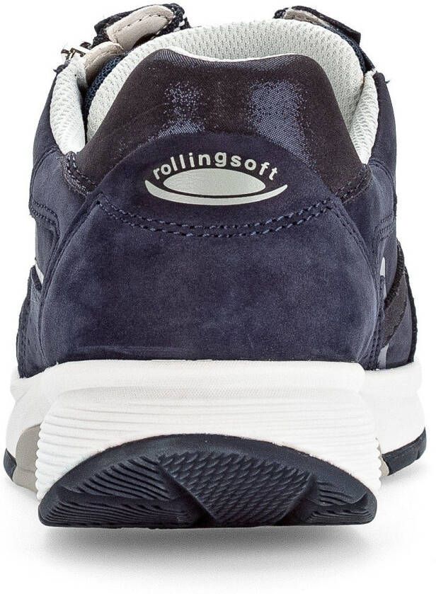 Gabor Rollingsoft Sneakers met sleehak met optifit verwisselbare binnenzool vrijetijdsschoen lage schoen veterschoen