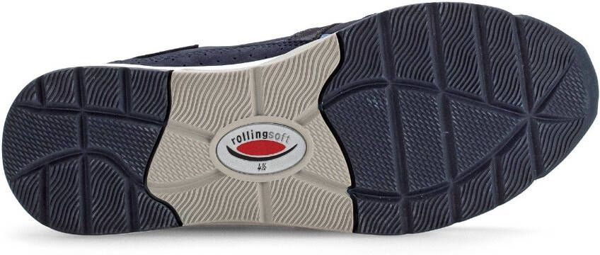 Gabor Rollingsoft Sneakers met sleehak met optifit verwisselbare binnenzool vrijetijdsschoen lage schoen veterschoen