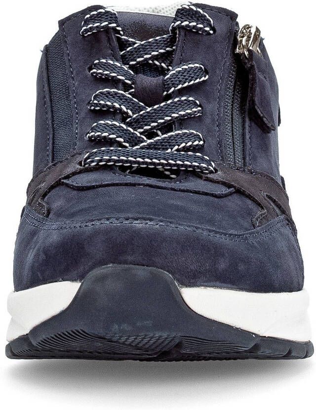Gabor Rollingsoft Sneakers met sleehak met optifit verwisselbare binnenzool vrijetijdsschoen lage schoen veterschoen