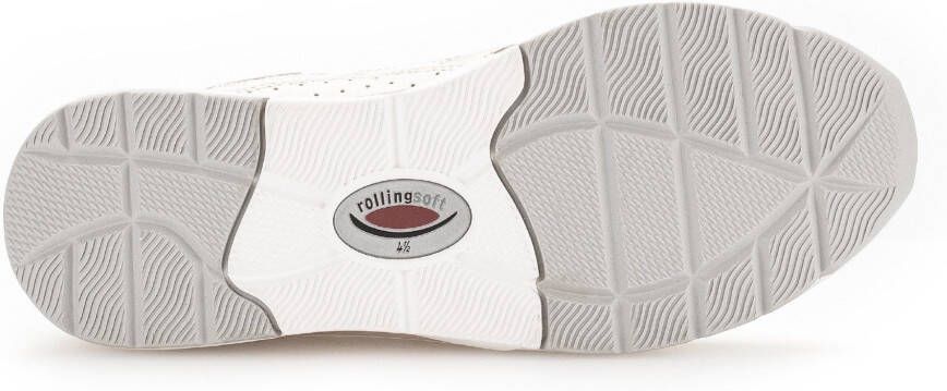 Gabor Rollingsoft Sneakers met sleehak met optifit verwisselbare binnenzool vrijetijdsschoen lage schoen veterschoen