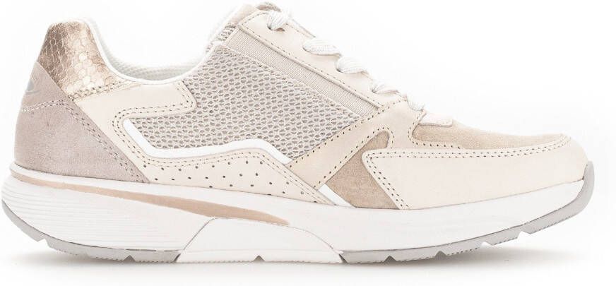 Gabor Rollingsoft Sneakers met sleehak met optifit verwisselbare binnenzool vrijetijdsschoen lage schoen veterschoen