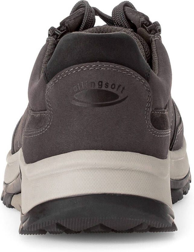 Gabor Rollingsoft Sneakers met sleehak comfort schoen veterschoen lage schoen in breedte g 1 2 (= breed)