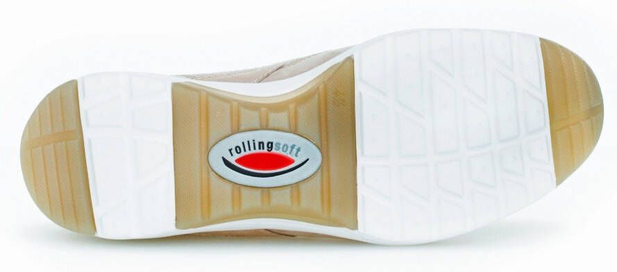 Gabor Rollingsoft Sneakers met sleehak met decoratieve stiksels