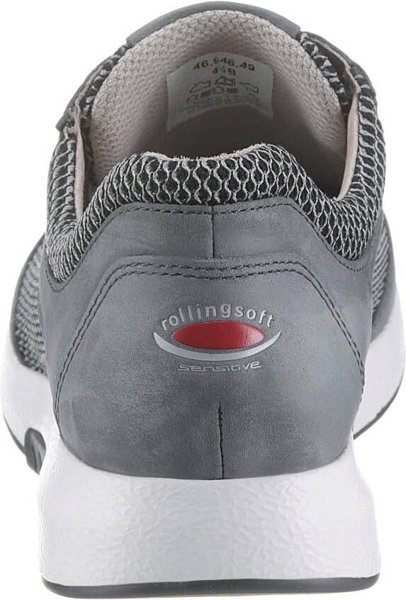 Gabor Rollingsoft Sneakers met sleehak met optifit verwisselbare binnenzool vrijetijdsschoen lage schoen veterschoen