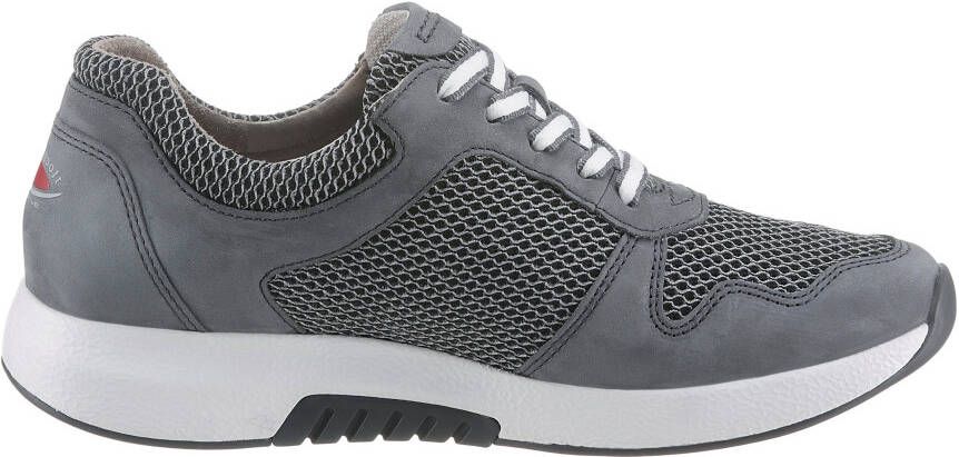 Gabor Rollingsoft Sneakers met sleehak met optifit verwisselbare binnenzool vrijetijdsschoen lage schoen veterschoen