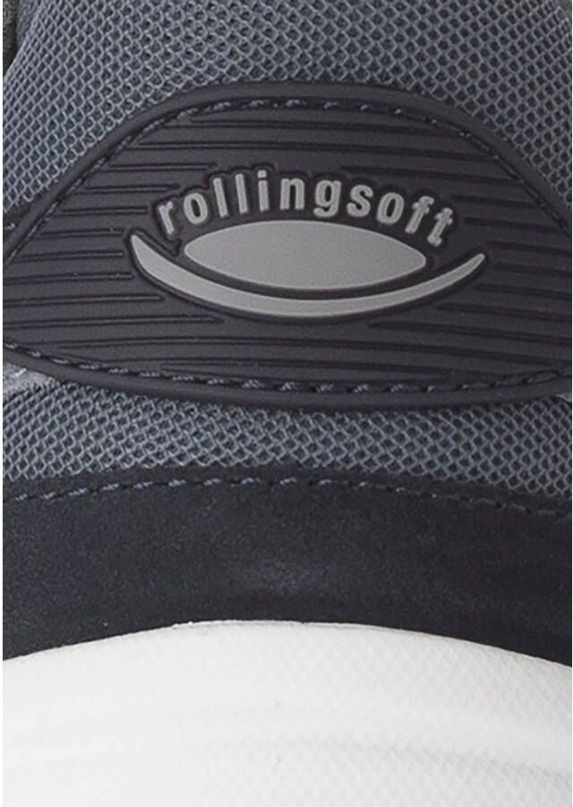 Gabor Rollingsoft Sneakers met sleehak veterschoen lage schoen vrijetijdsschoen buitenrits g-breedte
