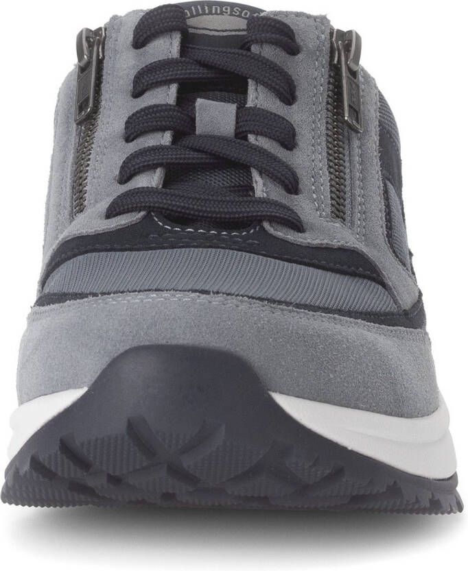 Gabor Rollingsoft Sneakers met sleehak veterschoen lage schoen vrijetijdsschoen buitenrits g-breedte