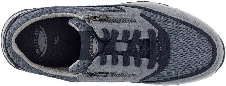 Gabor Rollingsoft Sneakers met sleehak veterschoen lage schoen vrijetijdsschoen buitenrits g-breedte