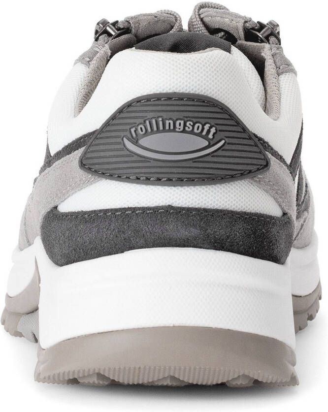 Gabor Rollingsoft Sneakers met sleehak veterschoen lage schoen vrijetijdsschoen buitenrits g-breedte