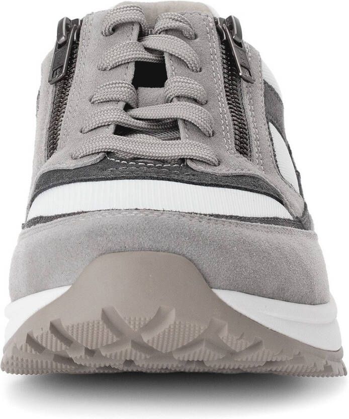 Gabor Rollingsoft Sneakers met sleehak veterschoen lage schoen vrijetijdsschoen buitenrits g-breedte