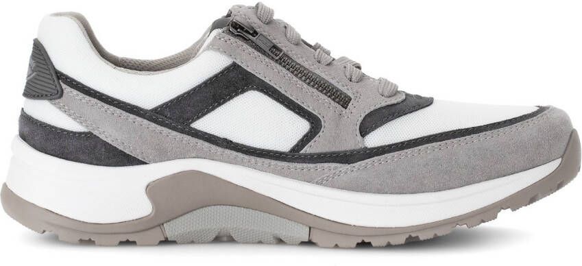 Gabor Rollingsoft Sneakers met sleehak veterschoen lage schoen vrijetijdsschoen buitenrits g-breedte
