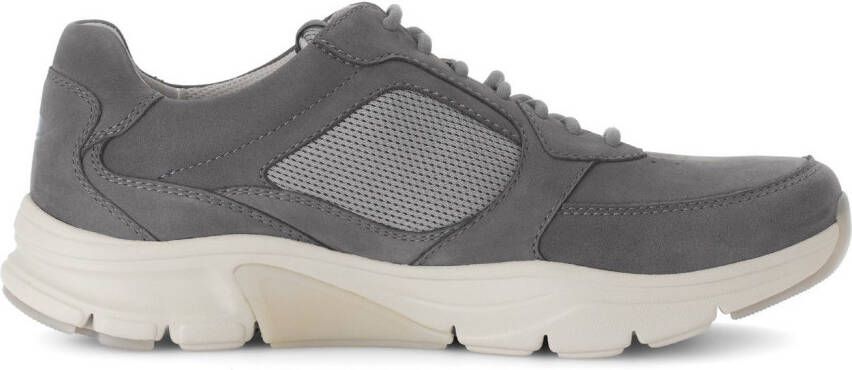 Gabor Rollingsoft Sneakers met sleehak vrijetijdsschoen lage schoen veterschoen met logo op de hiel g-breedte