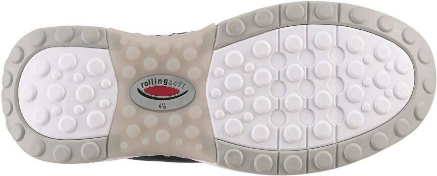 Gabor Rollingsoft Sneakers met sleehak vrijetijdsschoen lage schoen veterschoen met optifit-voetbed