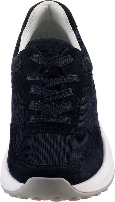 Gabor Rollingsoft Sneakers met sleehak vrijetijdsschoen lage schoen veterschoen met optifit-voetbed