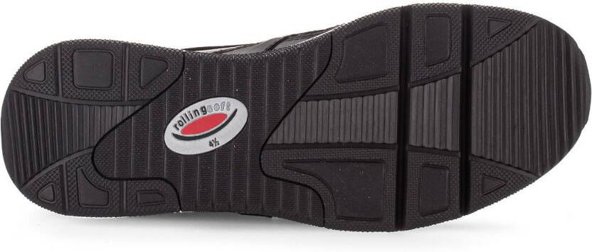 Gabor Rollingsoft Sneakers met sleehak vrijetijdsschoen lage schoen veterschoen met schachtversteviging