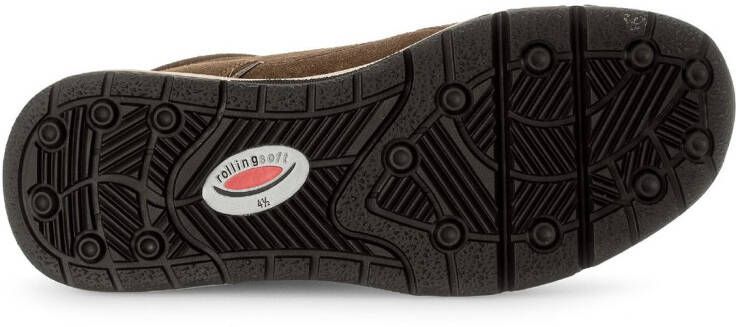 Gabor Rollingsoft Sneakers met sleehak vrijetijdsschoen veterschoen veterschoenen met uitneembare binnenzool