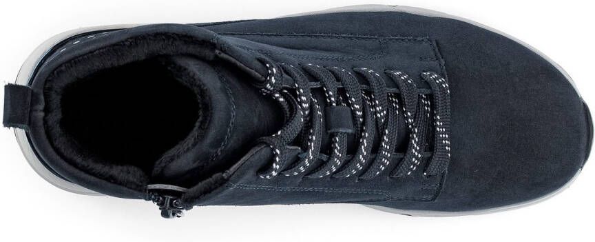Gabor Rollingsoft Veterschoenen sleehak vrijetijdsschoen high-top sneaker label op de hiel