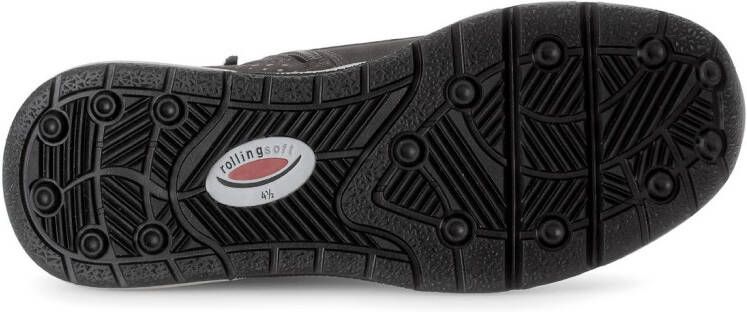 Gabor Rollingsoft Veterschoenen sleehak vrijetijdsschoen high-top sneaker label op de hiel