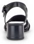 Gabor Zwarte Leren Sandalen Black Dames - Thumbnail 9