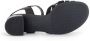 Gabor Zwarte Leren Sandalen Black Dames - Thumbnail 10
