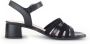 Gabor Zwarte Leren Sandalen Black Dames - Thumbnail 12