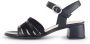 Gabor Zwarte Leren Sandalen Black Dames - Thumbnail 13