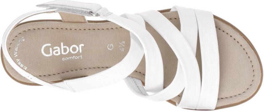 Gabor Sandaaltjes Florence zomerschoen comfort-schoen riemchensandaal in breedte g (= breed)