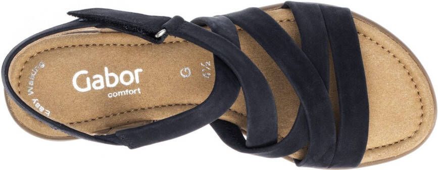 Gabor Sandaaltjes Florence zomerschoen comfort-schoen riemchensandaal in breedte g (= breed)