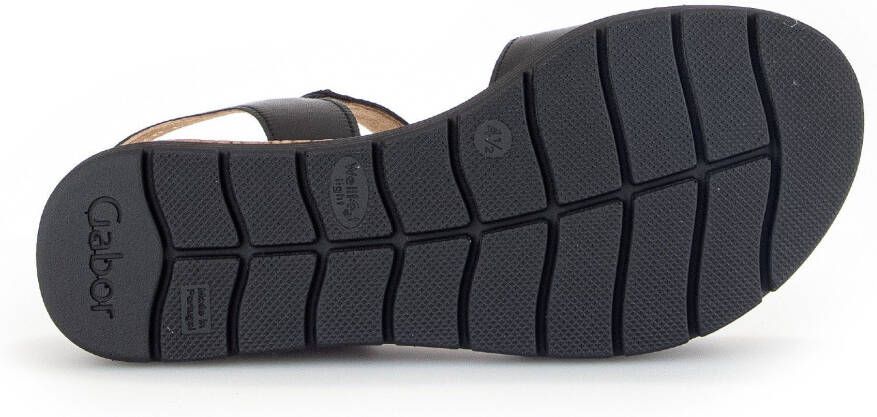 Gabor Sandaaltjes Genua sleehak zomerschoen sandalen met klittenbandsluitingen breedte g