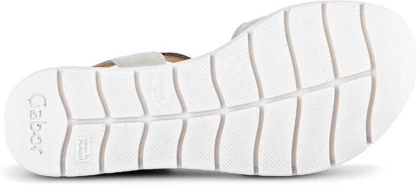 Gabor Sandaaltjes Genua sleehak zomerschoen sandalen met klittenbandsluitingen breedte g