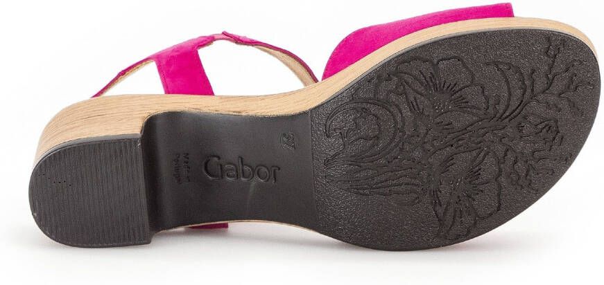 Gabor Sandaaltjes Kreta zomerschoen sandaal blokhak in comfortabele breedte g (breed)
