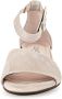 Gabor Stijlvolle sandalen met hak en boordetail Beige Dames - Thumbnail 8
