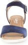 Gabor Velours leren sleehak sandalen Blue Dames - Thumbnail 6