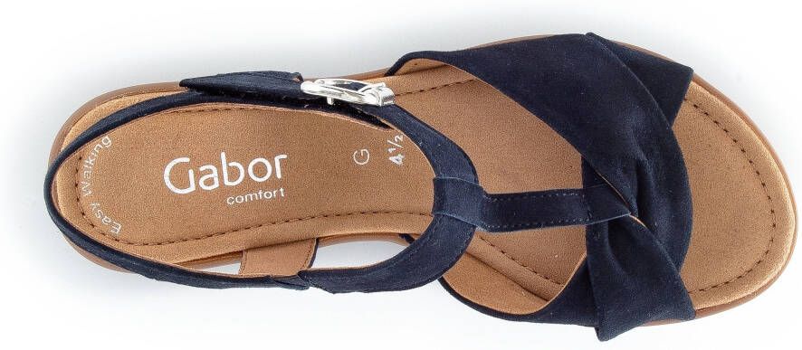 Gabor Sandalen Florence zomerschoen sandaal keilhak met comfort-meerwijdte g (=wijd)