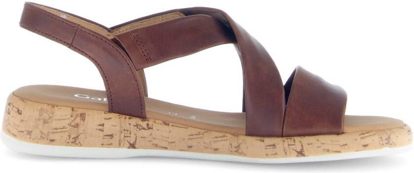 Gabor Sandalen Rhodos sleehak sandaal zomerschoen comfortabele schoen in wijdte g (= wijd)