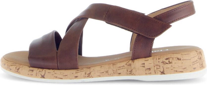 Gabor Sandalen Rhodos sleehak sandaal zomerschoen comfortabele schoen in wijdte g (= wijd)