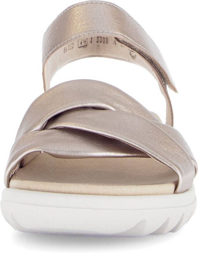 Gabor Sandalen zomerschoen wedge-sandaal comfort-schoen met klittenbandsluiting
