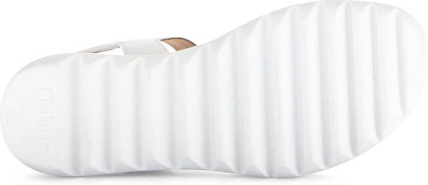 Gabor Sandalen zomerschoen wedge-sandaal comfort-schoen met klittenbandsluiting