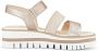 Gabor Best Fitting Sandaal Beige Metallic - Thumbnail 7