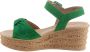 Gabor Groene Velours Sandalen Comfortabel Stijlvol Green Dames - Thumbnail 12
