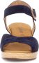 Gabor Sleehaksandaaltjes zomerschoen sandaal riemchensandalette met sleehak in hout-look - Thumbnail 6