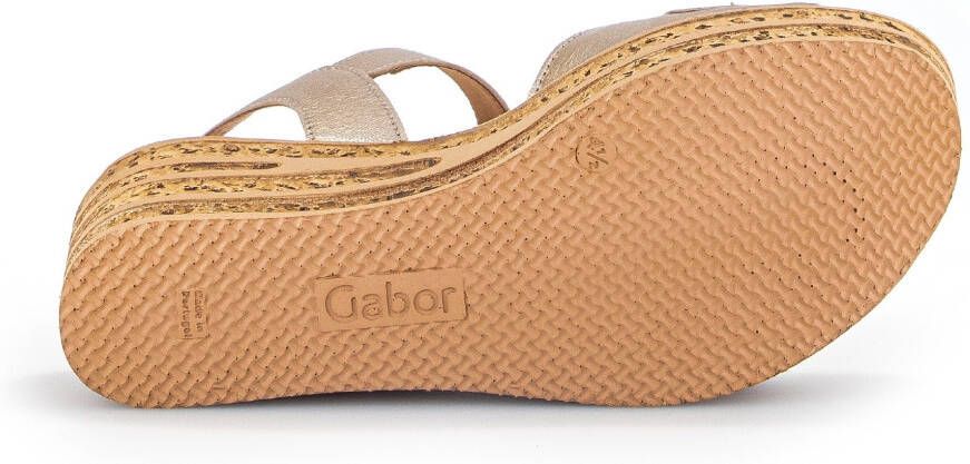Gabor Sleehaksandaaltjes zomerschoen sandaal sleehak met best fitting-uitrusting