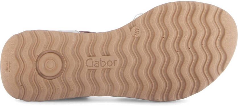 Gabor Sleehaksandaaltjes Florence bandjessandaal zomerschoen comfort-schoen in breedte g (=breed)