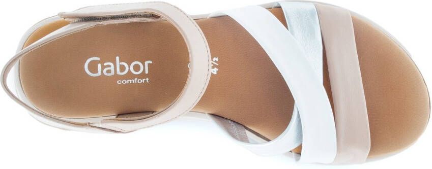 Gabor Sleehaksandaaltjes Florence bandjessandaal zomerschoen comfort-schoen in breedte g (=breed)