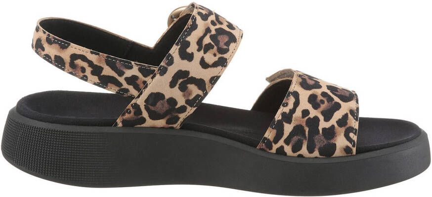 Gabor Sleehaksandaaltjes Florence plateau zomerschoen riemchensandaal comfort-schoen in breedte (=breed)