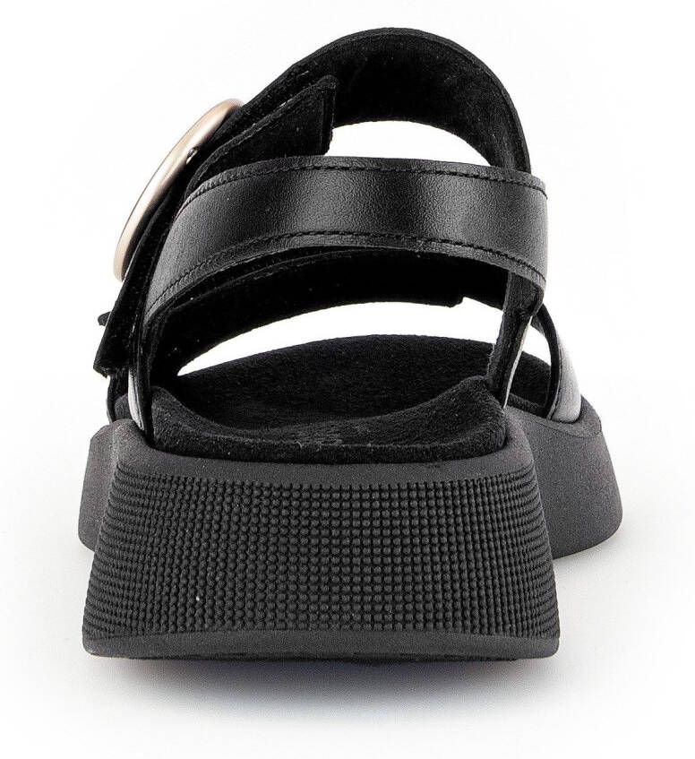Gabor Sleehaksandaaltjes Florence plateau zomerschoen riemchensandaal comfort-schoen in breedte (=breed)