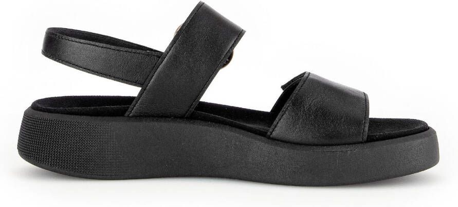 Gabor Sleehaksandaaltjes Florence plateau zomerschoen riemchensandaal comfort-schoen in breedte (=breed)