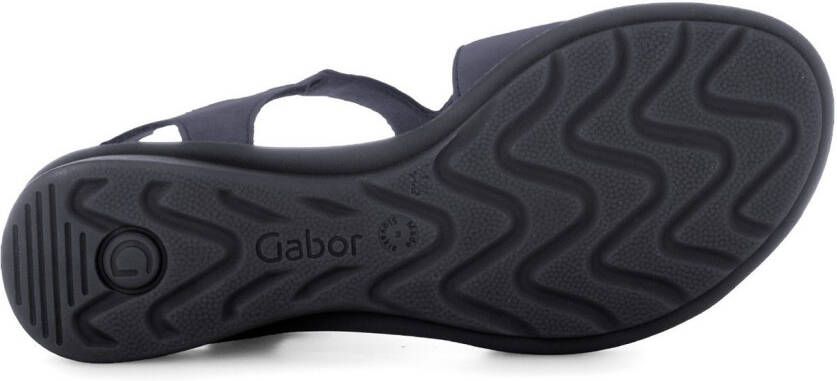 Gabor Sleehaksandaaltjes Florence zomerschoen bandensandaal comfortabele schoen in breedte g (=wijd)
