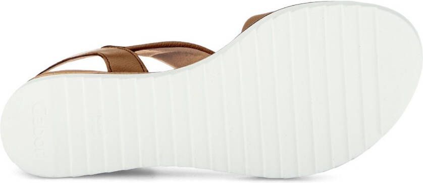 Gabor Sleehaksandaaltjes Genua zomerschoen bandensandaal comfortabele schoen in breedte g (=wijd)